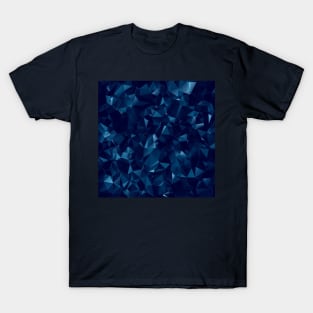 abstract blue T-Shirt